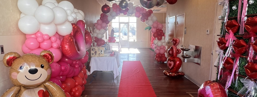 Confetti Friends Valentine's Day Pop Up Shop Entrance